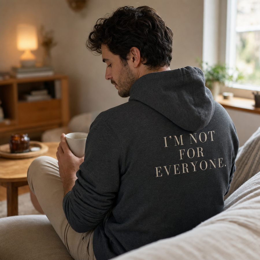 Not just a pretty saying. The hoodie you'll actually live in.