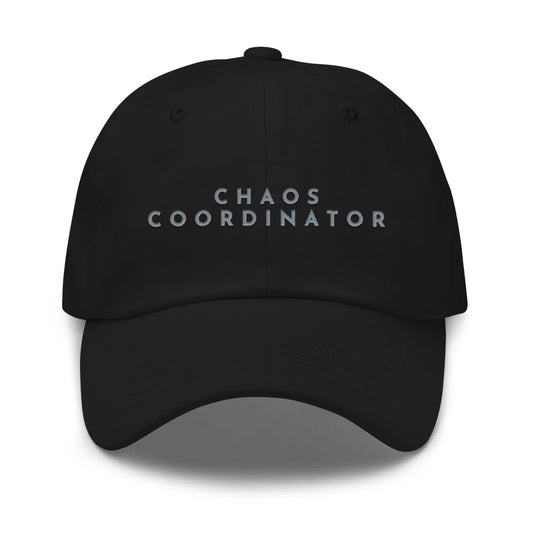 Chaos Coordinator embroidered classic cap in black