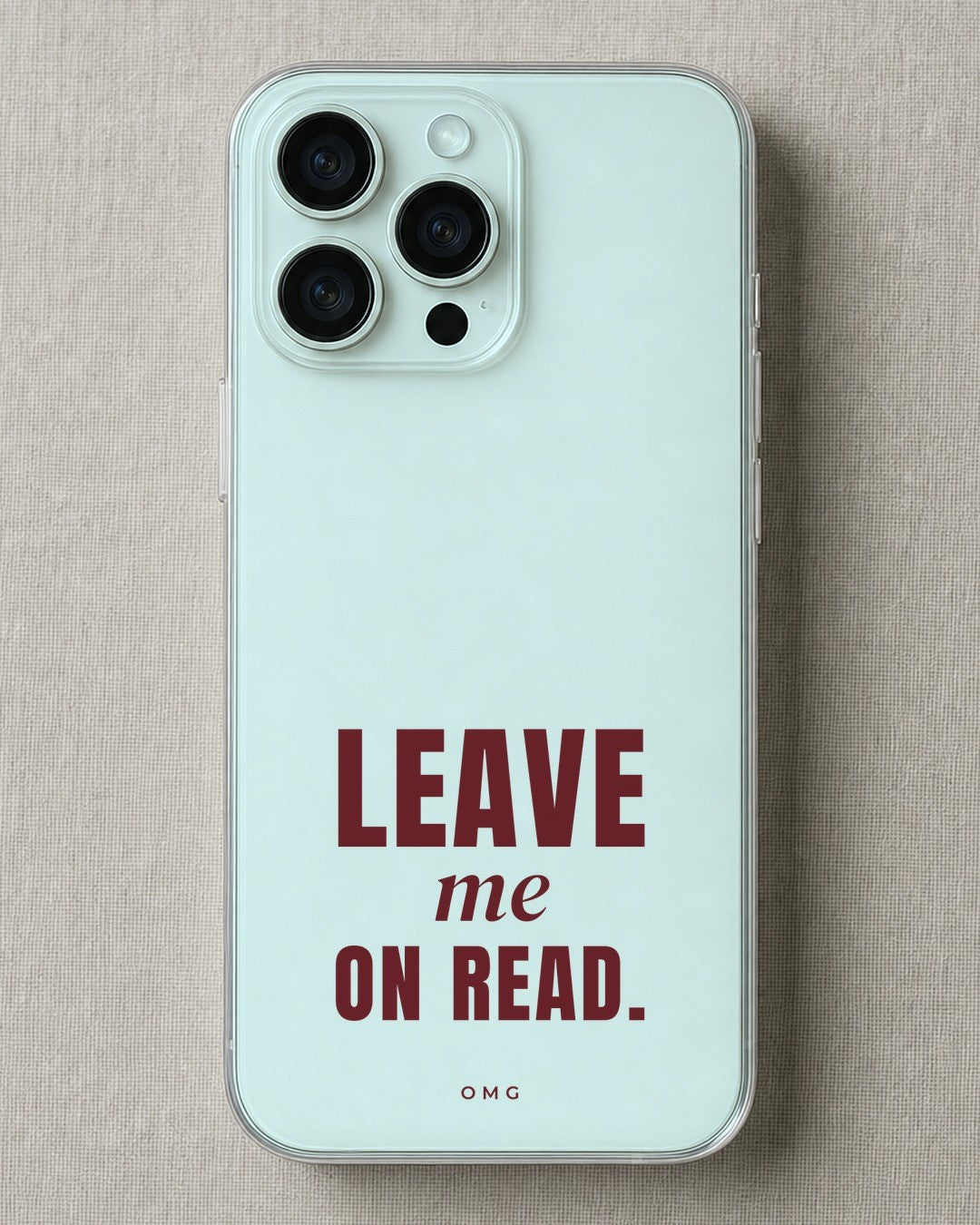 leave-me-on-read phone case