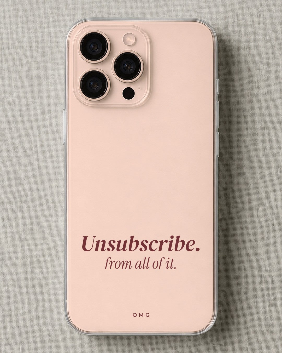 unsubscribe phone case
