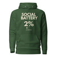 Social Battery 2% Hoodie
